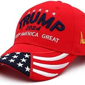 2024 MAGA Camo Cap – Adjustable & Patriotic Style