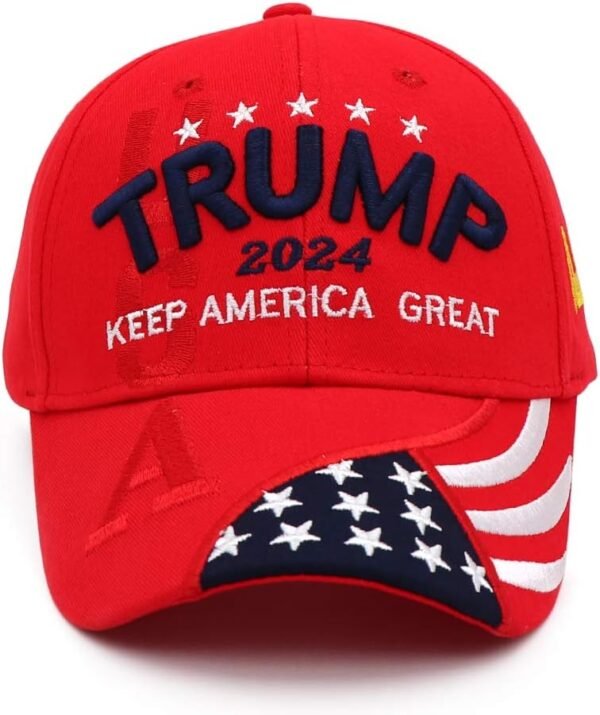 2024 MAGA Camo Cap – Adjustable & Patriotic Style