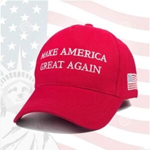 2024 MAGA Hat with USA Flag - Adjustable & Stylish