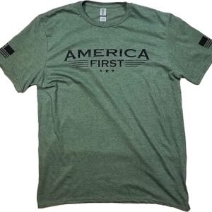 America First T-Shirt: Proudly Patriotic & Super-Soft