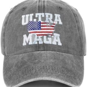 Distressed Ultra MAGA Trucker Hat - 2024 Trump Cap