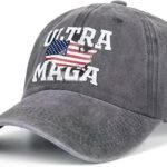 Distressed Ultra MAGA Trucker Hat - 2024 Trump Cap