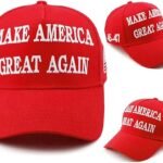 Embroidered Trump 2024 MAGA Hat - Patriotic Adjustable Cap