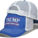 Embroidered Trump 2024 MAGA Mesh Cap - Patriotic Style!