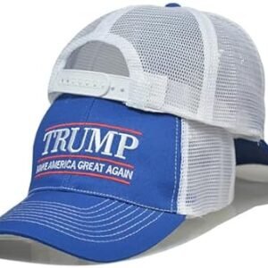 Embroidered Trump 2024 MAGA Mesh Cap - Patriotic Style!