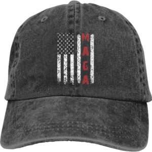 MAGA Vintage Denim Dad Hat - Adjustable & Stylish!