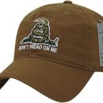 Rapiddominance Gadsden Flag Relaxed Cap - Premium Comfort