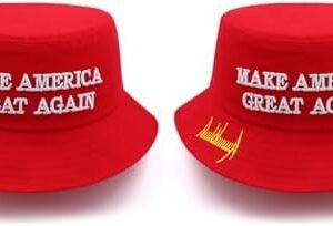 Trump 2024 Bucket Hats - USA Flag MAGA Caps!