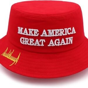 Trump 2024 Bucket Hats - USA Flag MAGA Caps!
