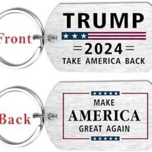 Trump 2024 Flag Keychain - MAGA & Take America Back!