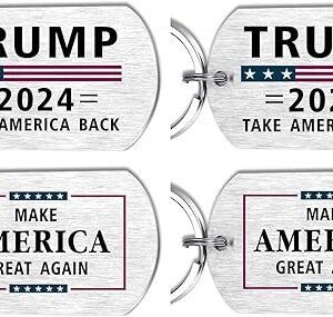 Trump 2024 Flag Keychain - MAGA & Take America Back!