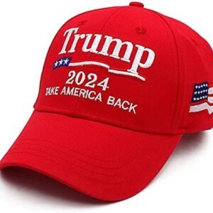 Trump 2024 Keep America Great USA Flag Baseball Cap