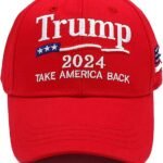 Trump 2024 Keep America Great USA Flag Baseball Cap