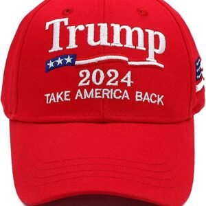 Trump 2024 Keep America Great USA Flag Baseball Cap