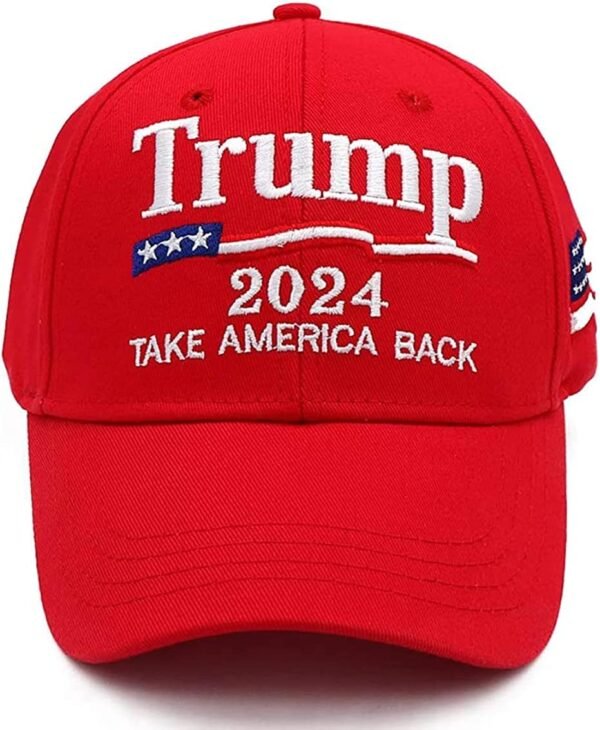 Trump 2024 Keep America Great USA Flag Baseball Cap