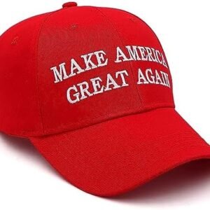 Trump 2024 MAGA Hat & Flag Set - Adjustable Cap
