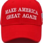 Trump 2024 MAGA Hat - USA Flag Adjustable Cap