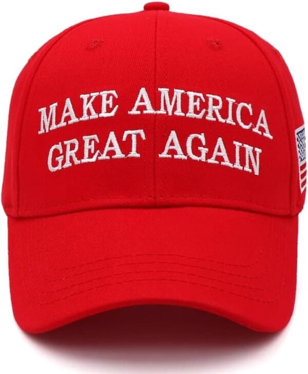 Trump 2024 MAGA Hat - USA Flag Adjustable Cap