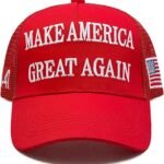 Trump 2024 MAGA Hat with USA Flag - Adjustable Cap