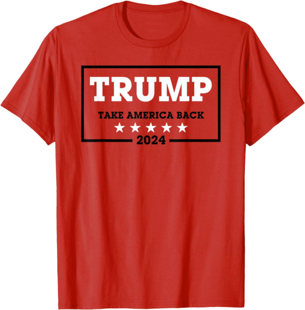 Trump 2024 Red T-Shirt: Take America Back!