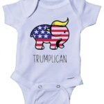 Trumplican Onesie®: Cute MAGA Baby Bodysuit Gift!