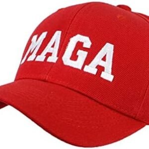 USA-Made MAGA Trump Adjustable Ballcap - Sun Protection