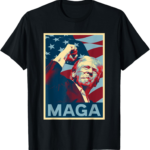 Vintage Trump 2024 Fist Pump MAGA T-Shirt